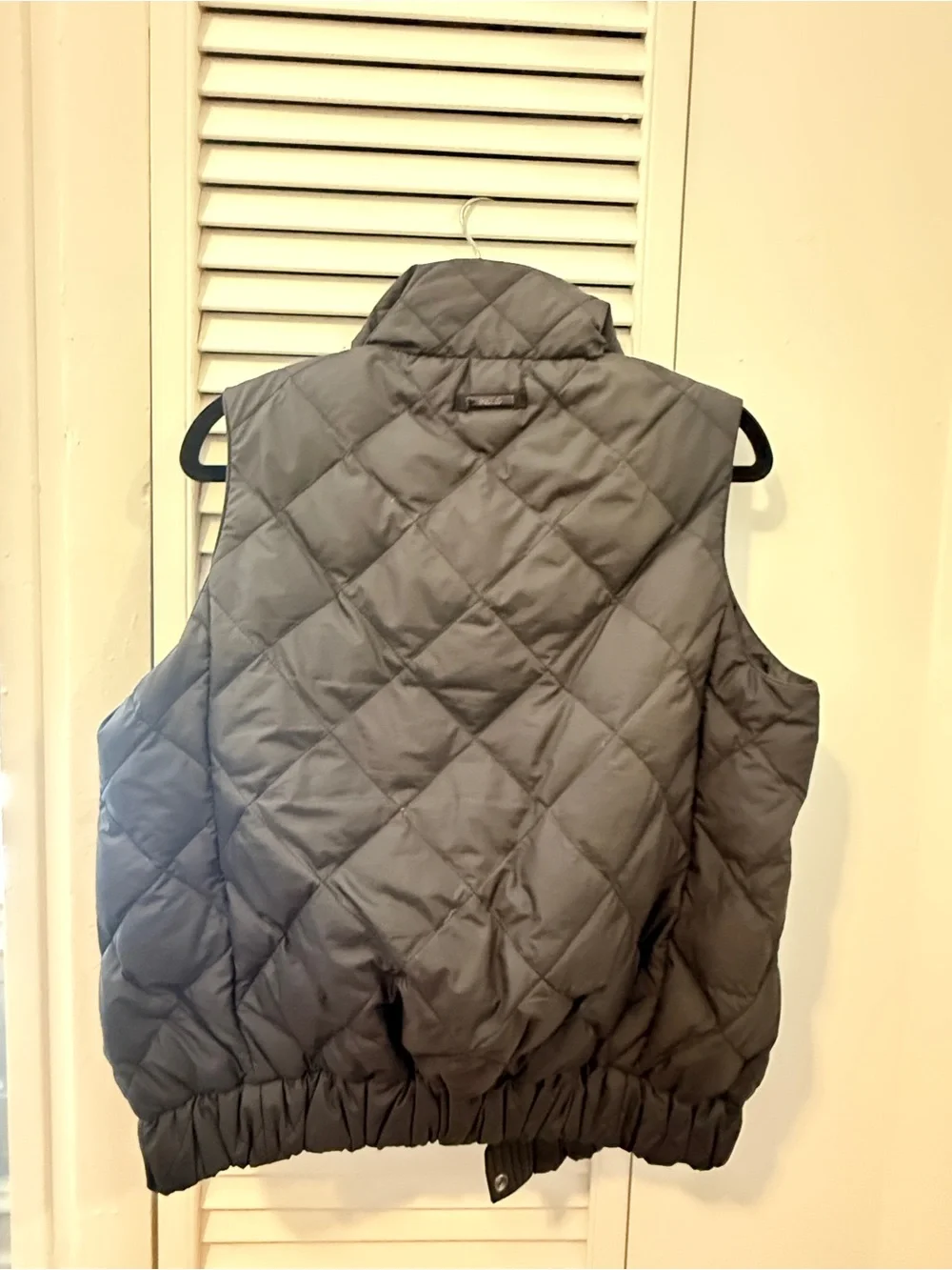 Ralph Lauren Quilted Puffer Vest - Black with Lime Logo